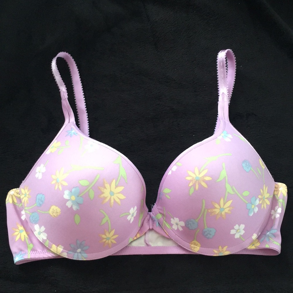 Felina Lavender Flower Bra